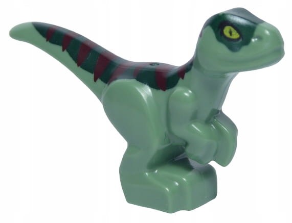 Lego Zwierzęta Baby Raptor/Dinozaur, Piaskowy Zielony