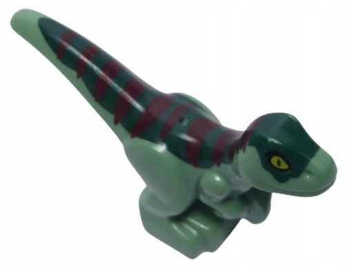 Lego Zwierzęta Baby Raptor/Dinozaur Piaskowy Zielony