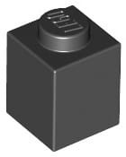 Lego klocek 1x1 czarny