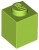 Lego klocek 1x1 limonkowy