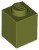 Lego klocek 1x1 oliwkowy
