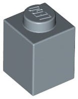 Lego klocek 1x1 piaskowy niebieski