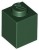 Lego klocek 1x1 ciemny zielony