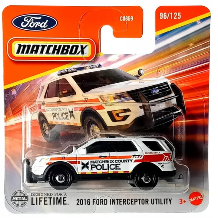 MATCHBOX - 2016 Ford Interceptor Utility
