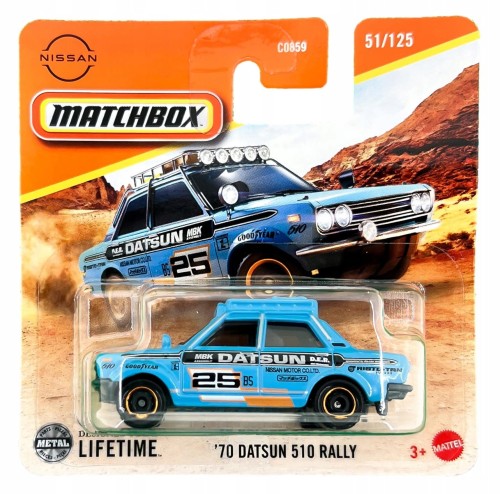 MATCHBOX - '70 Datsun 510 Rally