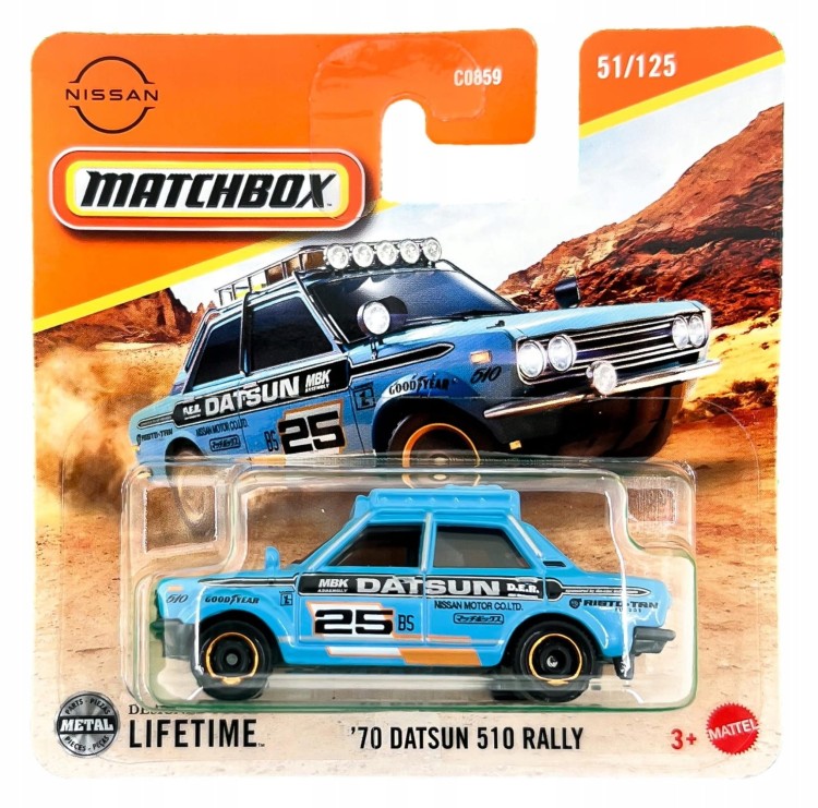 MATCHBOX - '70 Datsun 510 Rally