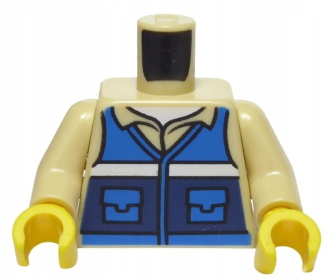 Lego City Tors Ratownik/Koszula/Kamizelka - przód