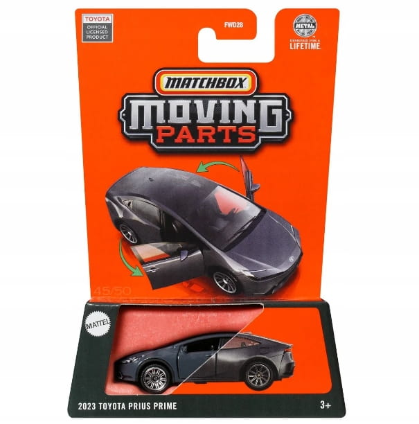 MATCHBOX Moving Parts - 2023 Toyota Prius Prime